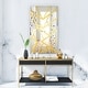 preview thumbnail 4 of 3, Designart 'Capital Gold Essential 27' Glam Mirror - Decorative Printed Wall Mirror