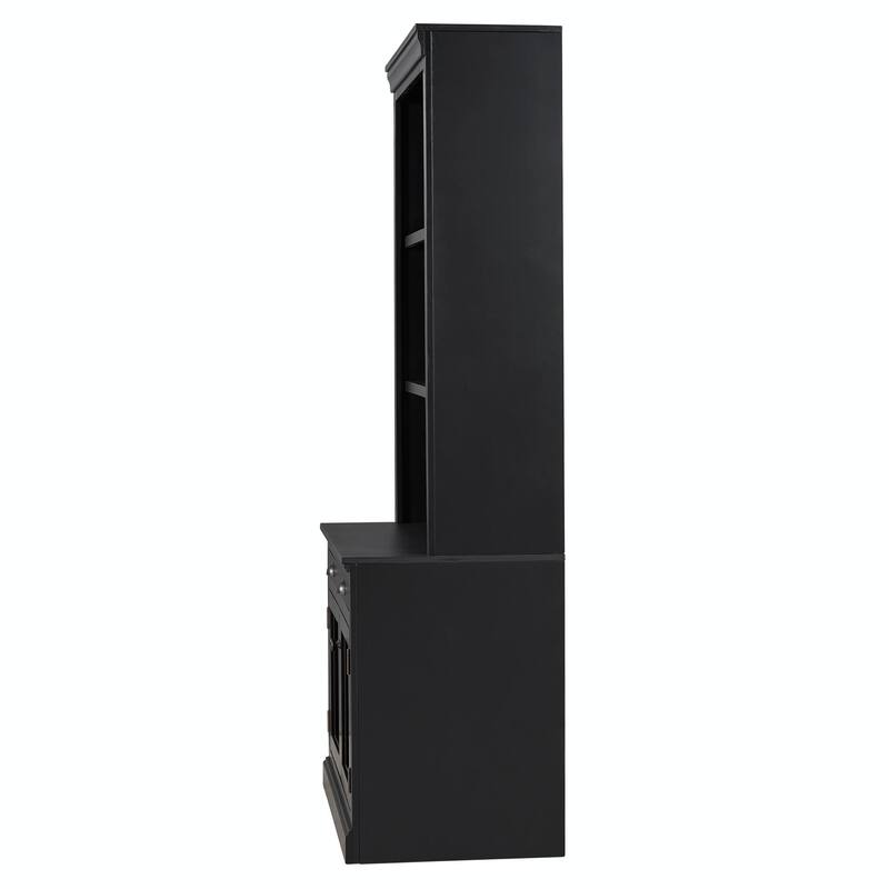 83.4" Tall Bookshelf with LED Lighting