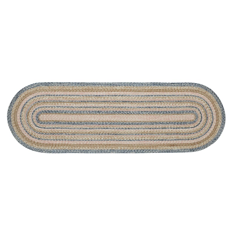 Kaila Jute Rug/Runner Oval w/ Pad 24x78