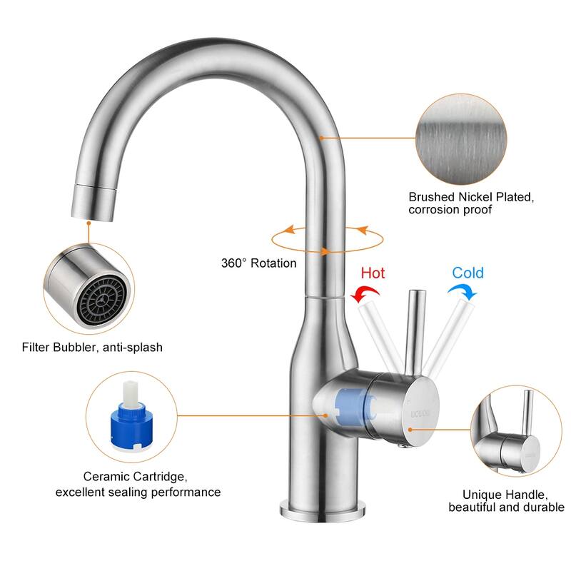 WOWOW Single Handle Bar Faucet