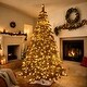 7.5ft Artificial Christmas Tree with 400 LED Lights and 1050 Bendable ...