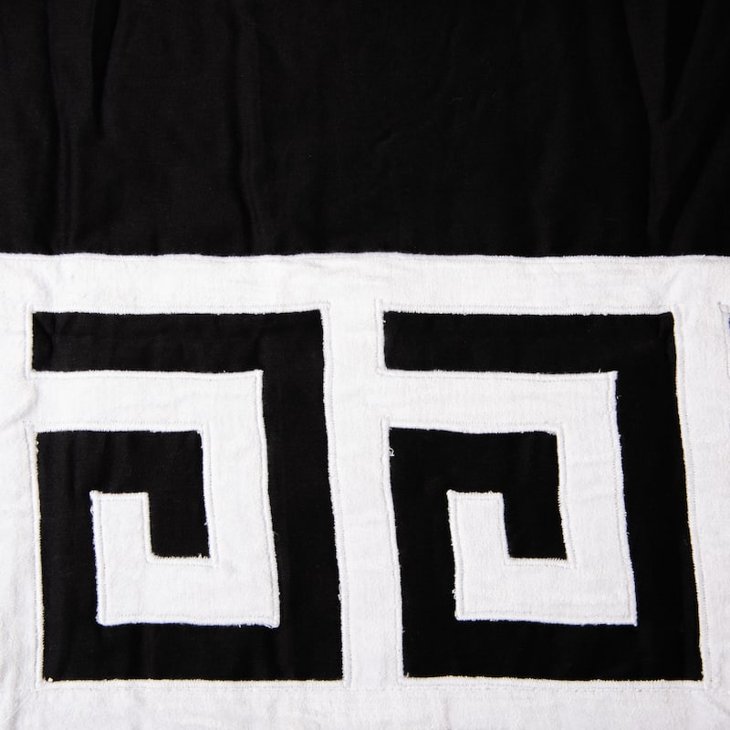 Rizzy Home Adair Greek Key Crib Skirt - 26" X 51"
