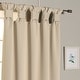 preview thumbnail 9 of 42, Aurora Home Thermal Insulated Blackout Knotted Tab Curtains