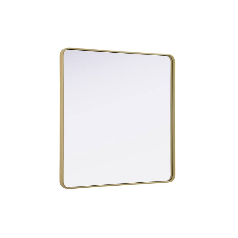 Elegant Lighting MR8A4242 Remy 42" Square Flat Medium Density - Brass