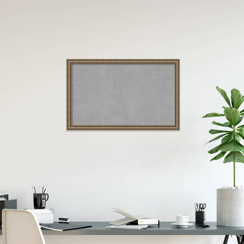 Amanti Art Angled Bronze Framed Magnetic Board