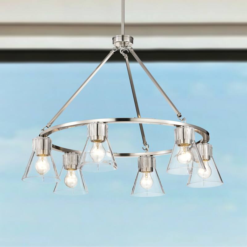 Nuvo Lighting 60/8335 Gianna 6 Light 30" Wide Ring Chandelier