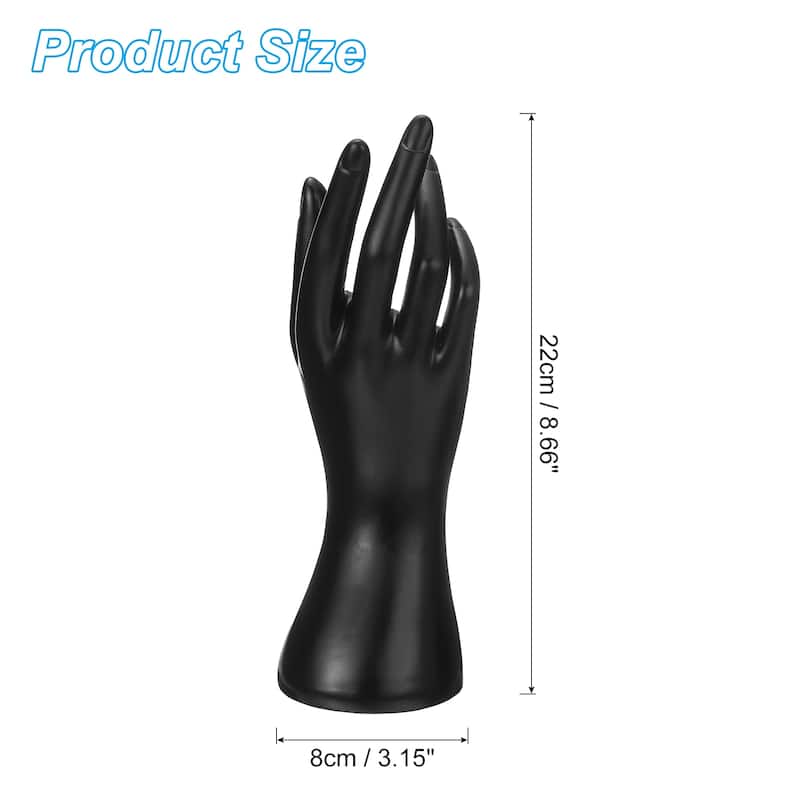 Hand Ring Holder, Jewelry Holder Ring Display Stand Bracelet Display - Black