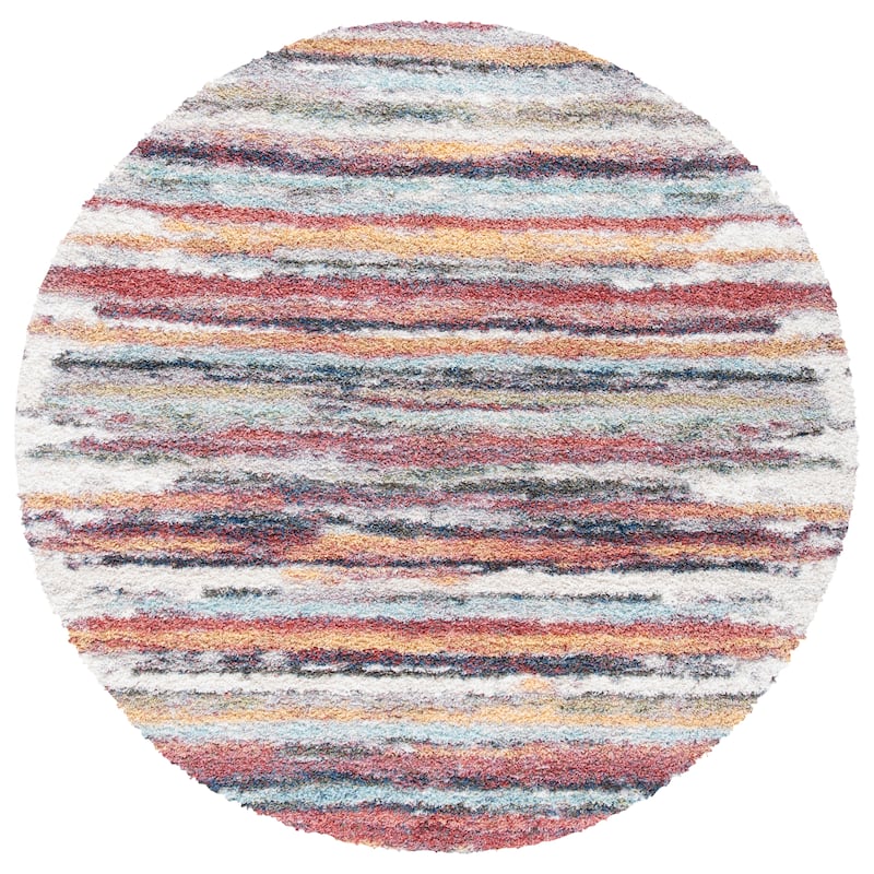 SAFAVIEH Calista Shag Lenke Abstract 1-inch Thick Rug
