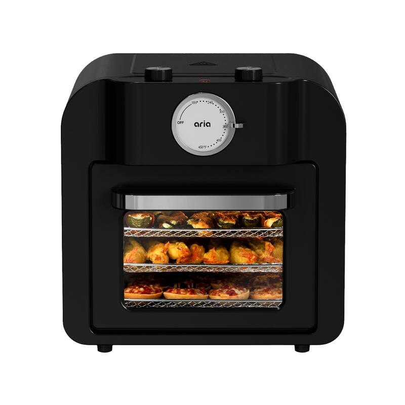 Aria 16QT Retro Air Fryer Toaster Oven