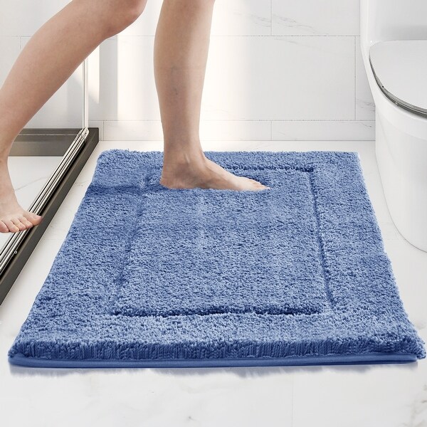Deconovo Bathroom Rugs Non Slip Absorbent Shower Bathroom Mat 1 PC On Sale Bed Bath Beyond 40034116