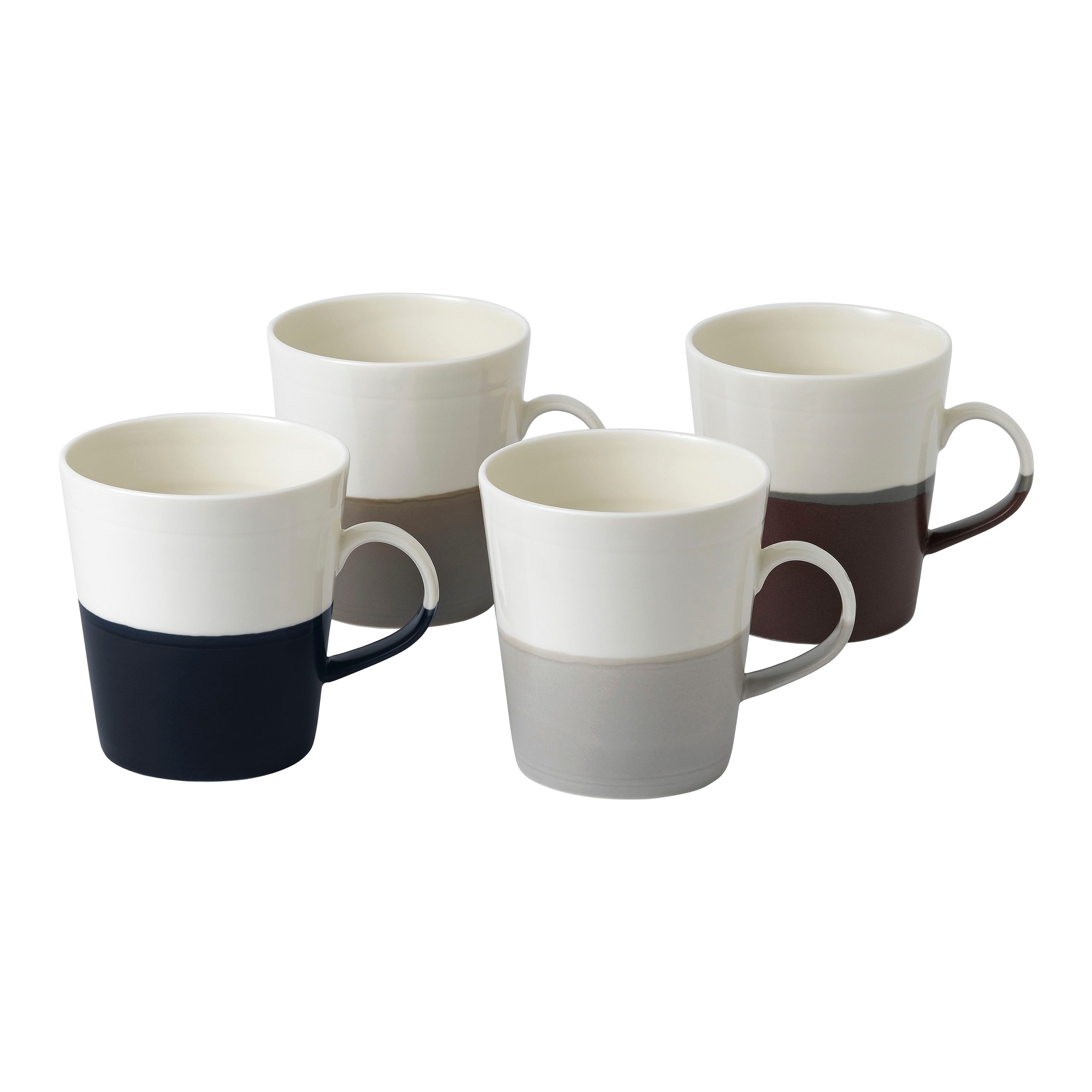 Royal Doulton Coffee Studio Mug Grande 19 Oz Set/4 Mixed Colors