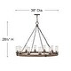 preview thumbnail 2 of 3, Hinkley Lighting Sawyer 12 Light 38" Wide Open Air Outdoor Chandelier