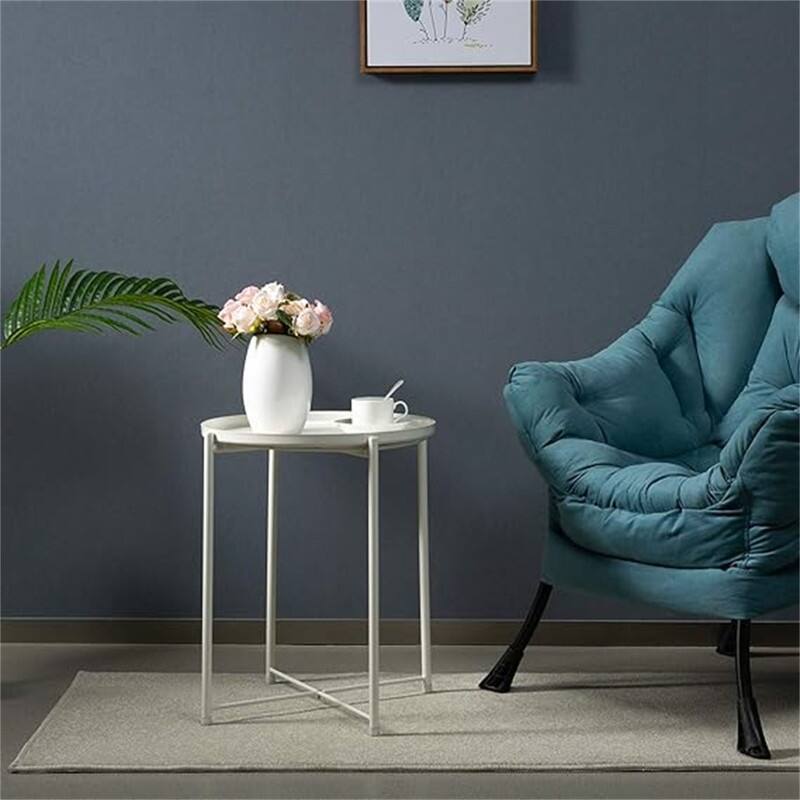 Tray Metal End Table