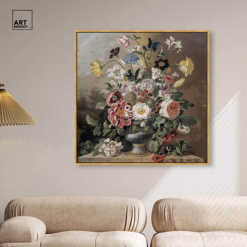 Classical Dream Vase Canvas by Art Remedy