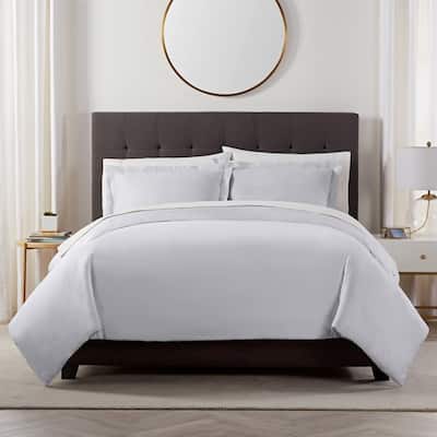 Serta X Comfort Solid CVC 500TC 3pc Duvet Set