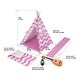 preview thumbnail 4 of 3, Badger Basket Camping Adventures Doll Tent Set with Accessories - Lavender/White