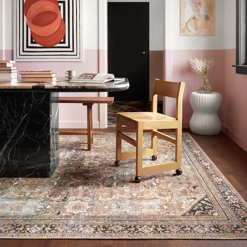 Alexander Home Sophia Printed Botanical Vintage Area Rug