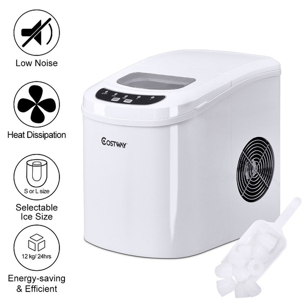 portable ice maker white