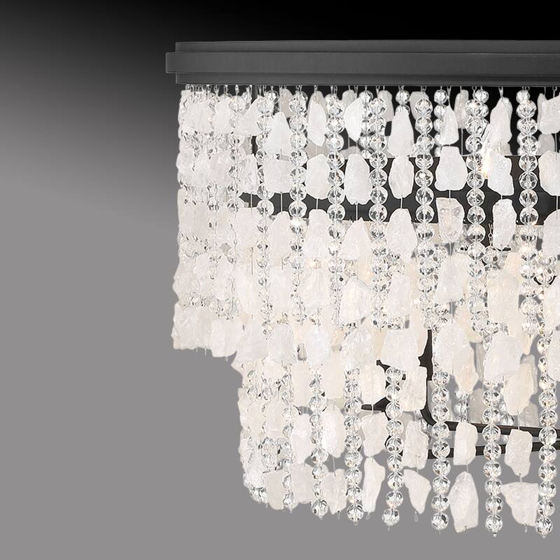 Minka Lavery 6706 Shimmering Elegance 9 Light 36" Wide Crystal