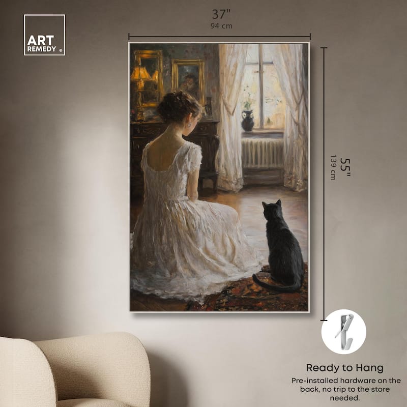 Her Faithful Companion Canvas by Art Remedy