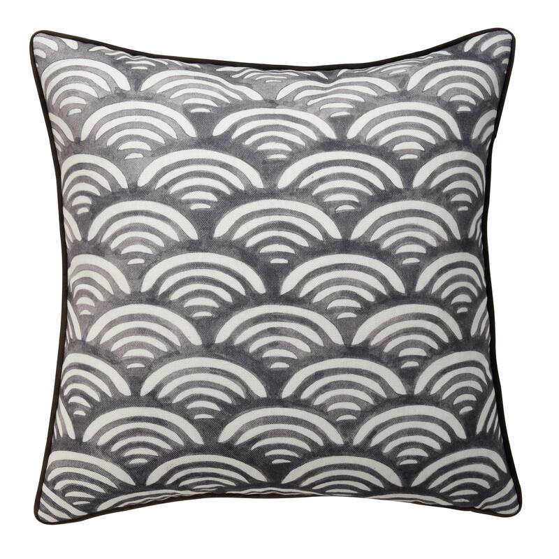 StyleCraft Norman Wyatt Home - Half Circles Pillow - Multicolor - Multicolor