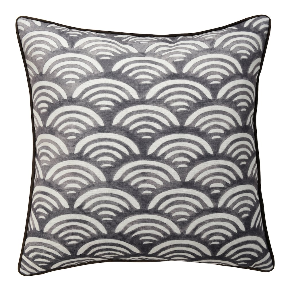 StyleCraft Norman Wyatt Home - Half Circles Pillow - Multicolor