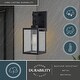 preview thumbnail 5 of 4, Vaxcel Lighting T0771 Berkley 15" Tall Outdoor Wall Sconce
