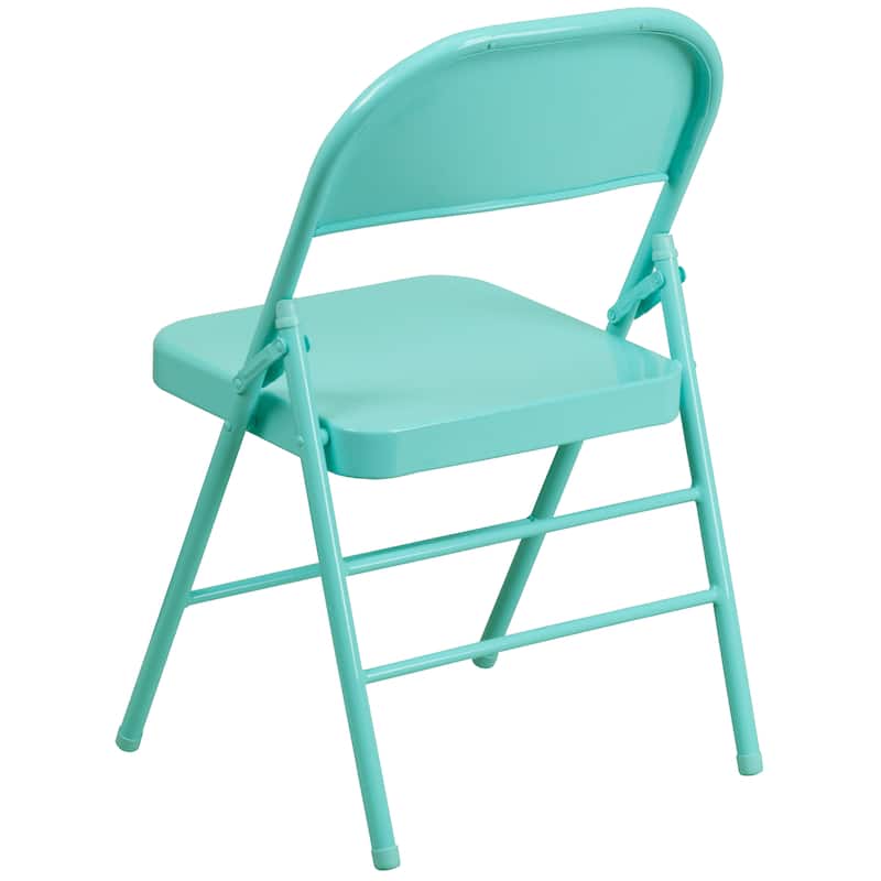 4 Pack Triple Braced & Double Hinged Folding Chair