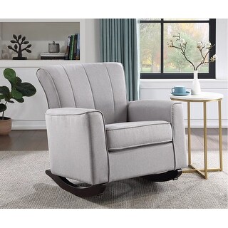 ACME Denzell Rocking Chair in Gray - Bed Bath & Beyond - 39451514