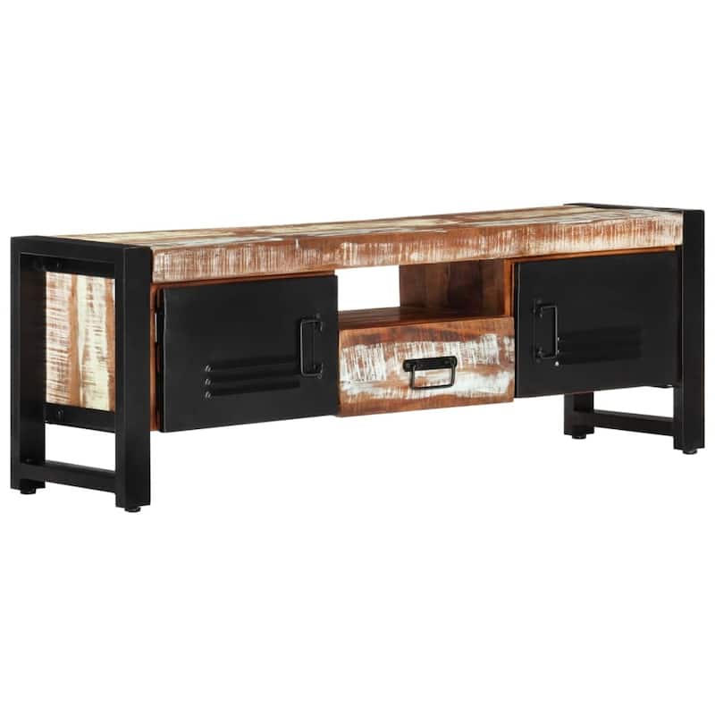vidaXL TV Stand 47.2"x11.8"x15.7" Solid Wood Reclaimed - 47.2" x 11.8" x 15.7"