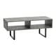 preview thumbnail 7 of 26, Household Essentials Rectangular TV Stand Coffee Table and Storage - 15.8"L x 39.4"W x 15.8"H Slate