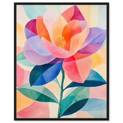 Ail Geofloral II Canvas by Art Remedy