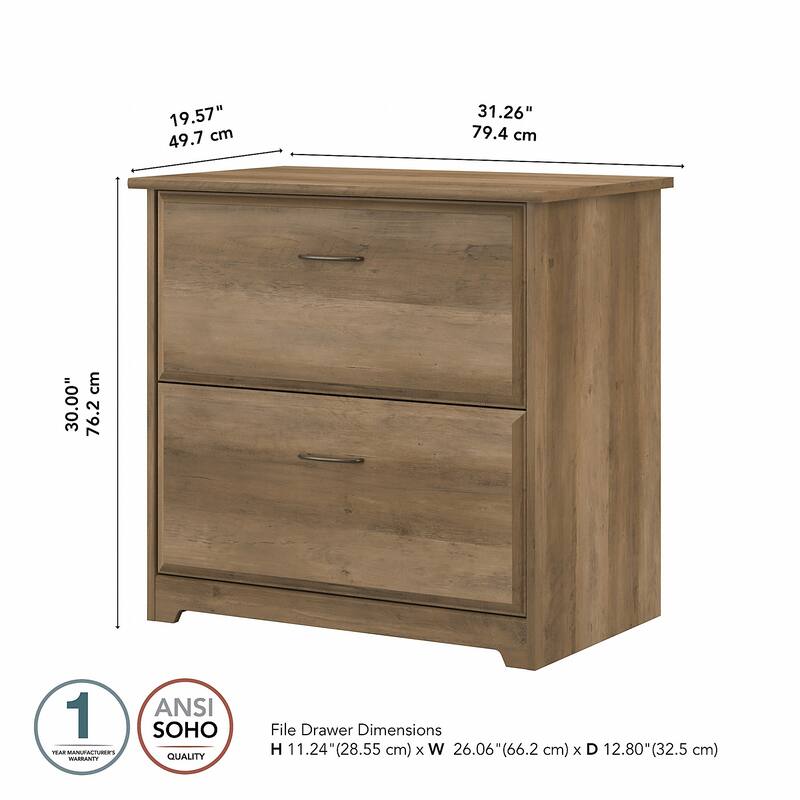 Cabot 2 Drawer Lateral File Cabinet by Bush Furniture