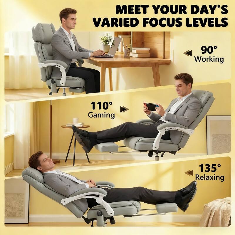 Soft Computer Chair, Massage Chair, High Back Chair, Office Chair