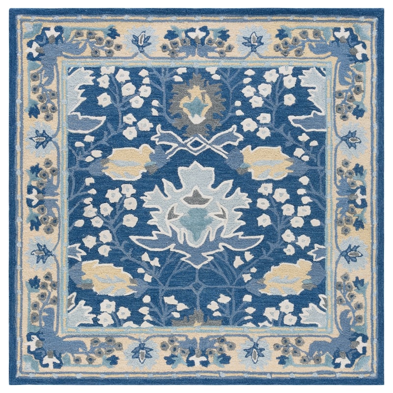 SAFAVIEH Handmade Earthly Treasure Boyana Traditional Wool Rug