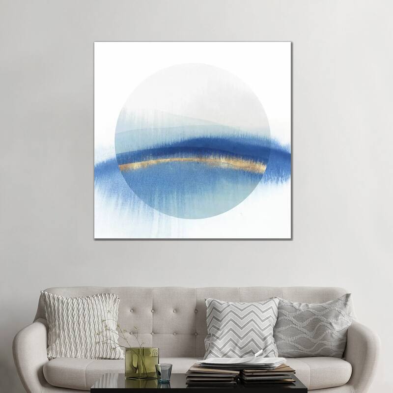 iCanvas "Indigo Eclipse I " by Isabelle Z Canvas Print