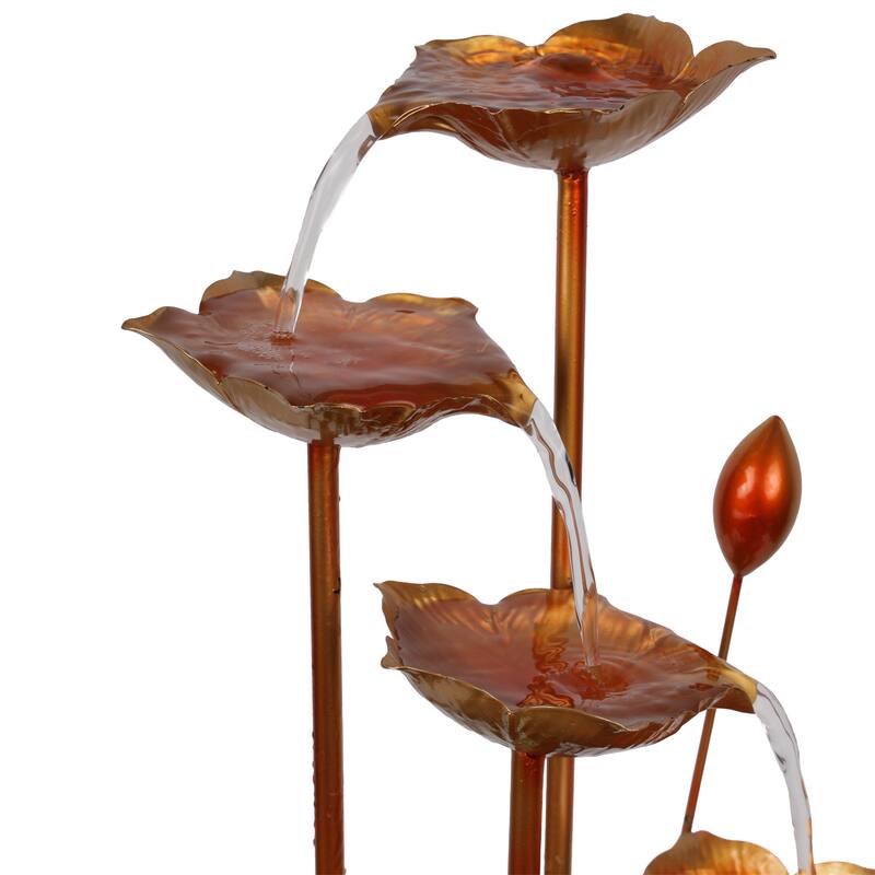 Copper Tiered Flower Fountain