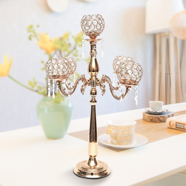Crystal candelabra table lamp on sale