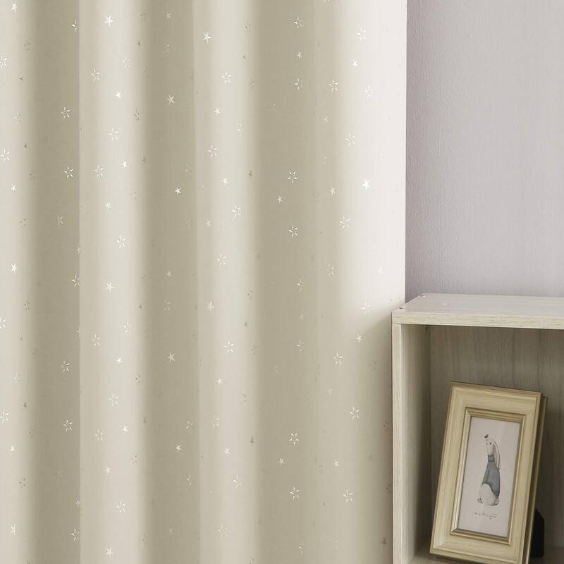 Silver Star Room Darkening Grommet Curtains 2 Panels