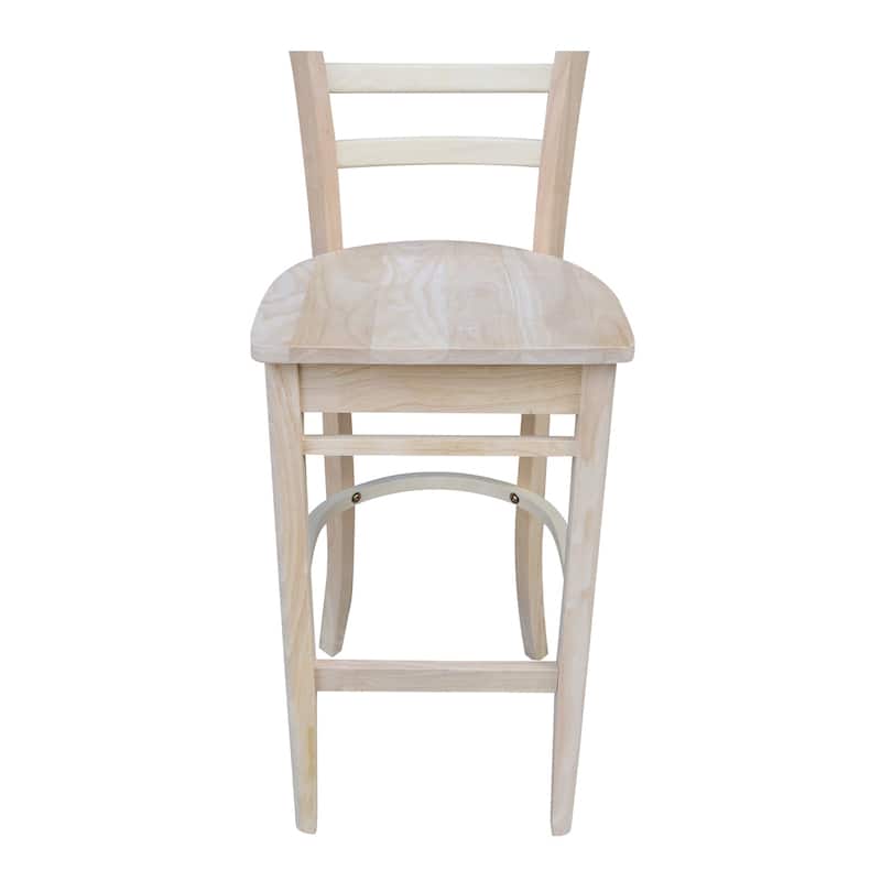 International Concepts Solid Wood Emily Dining Stool