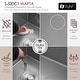preview thumbnail 4 of 9, Concealed Dual-Mount 20" Stainless Steel Utility Sink, 1-Hole Prep, Dura-Tek Finish, Handmade with Stainless Faucet.