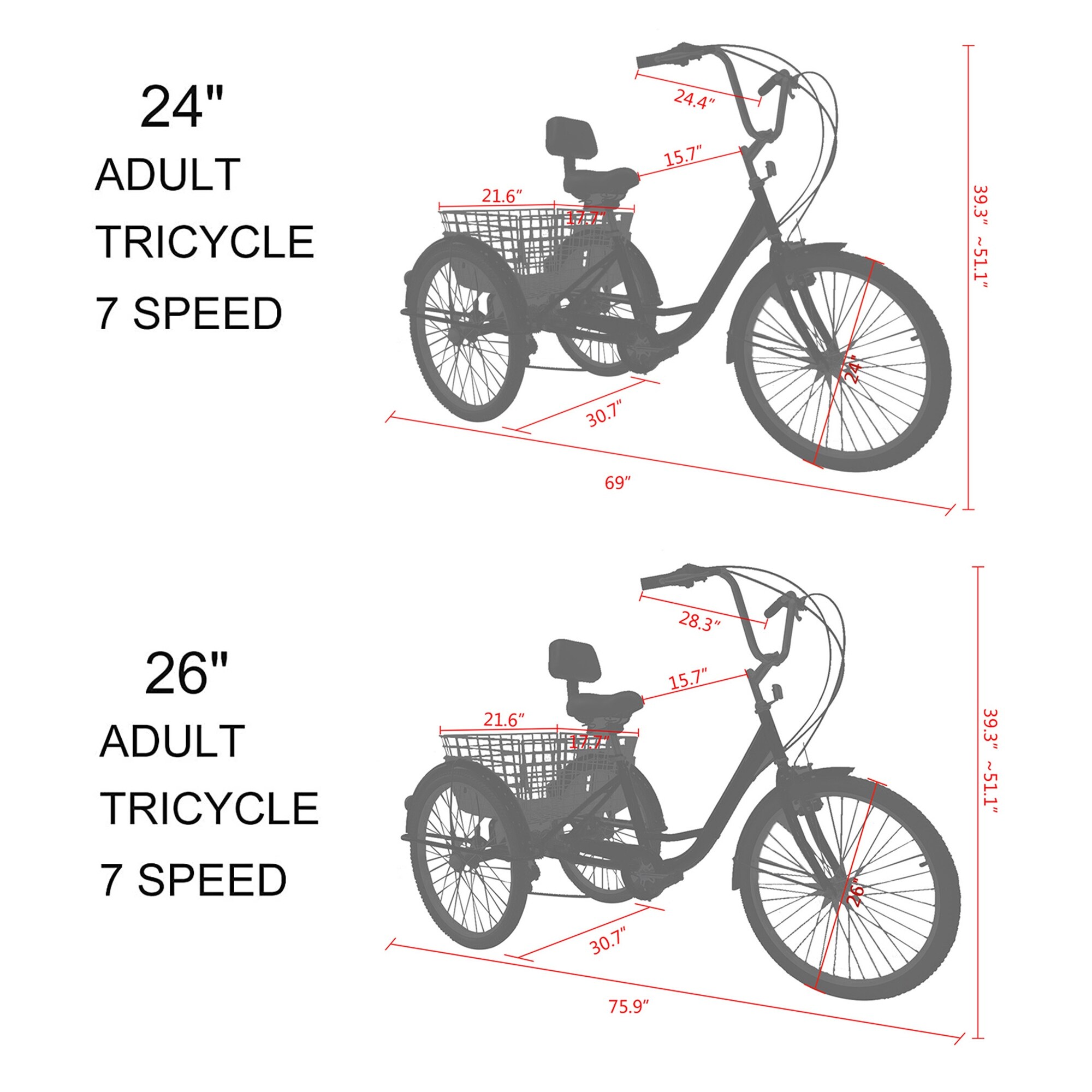 huffy pavilion adult trike bike
