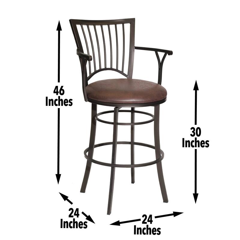 American Swivel Barstool, Iron Frame Counter Chair, Bistro High Bar Chair, Island Dining Chair, Cafe Patio Retro Chair