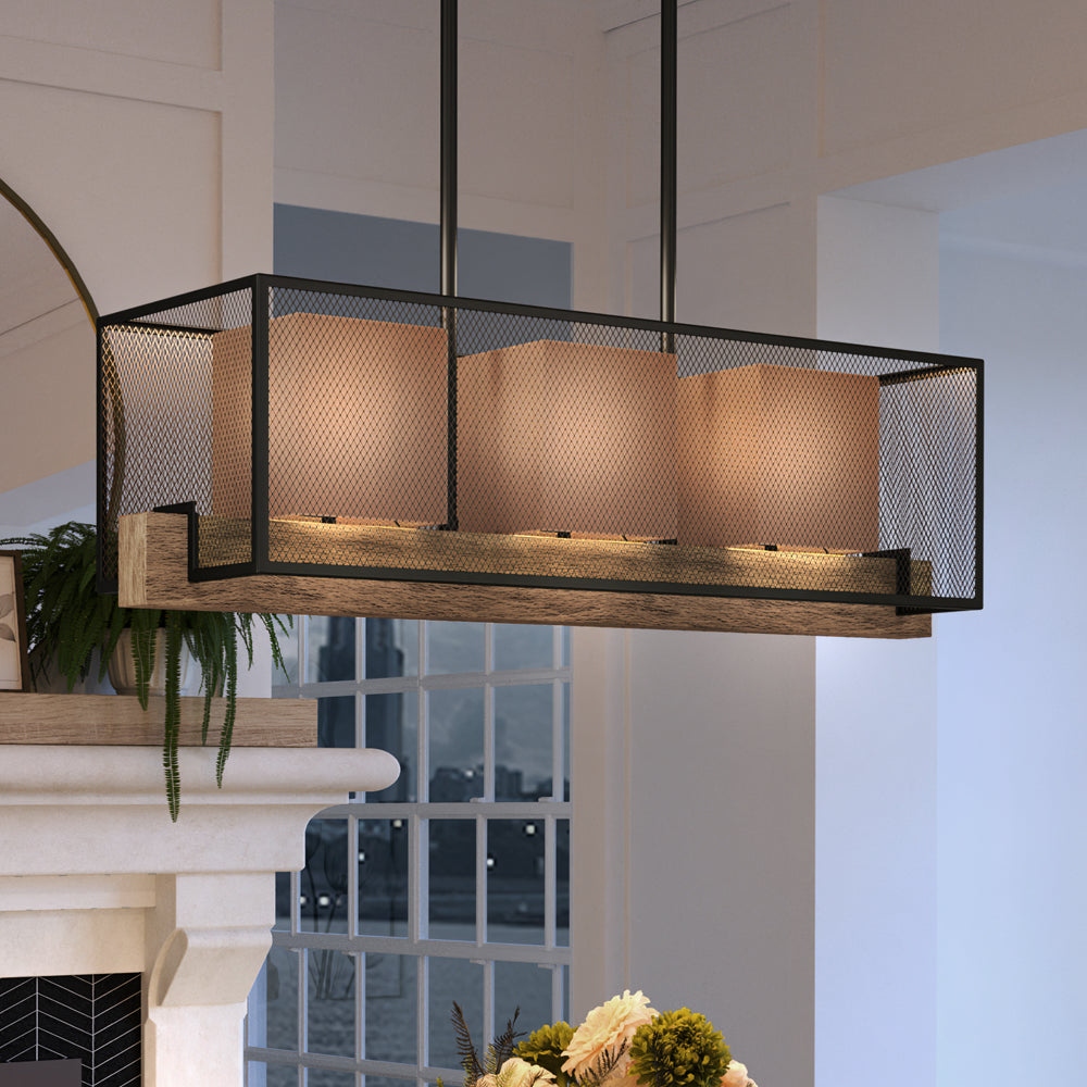 Luxury Minimalist Chandelier 11 H x 35 W with Modern Style Oil Rubbed Bronze by Urban Ambiance Bed Bath Beyond 35803277