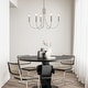 preview thumbnail 27 of 34, 5-Light Rustic Candlestick Hanging Linear Chandelier Lighting Fixture for Kitchen Island