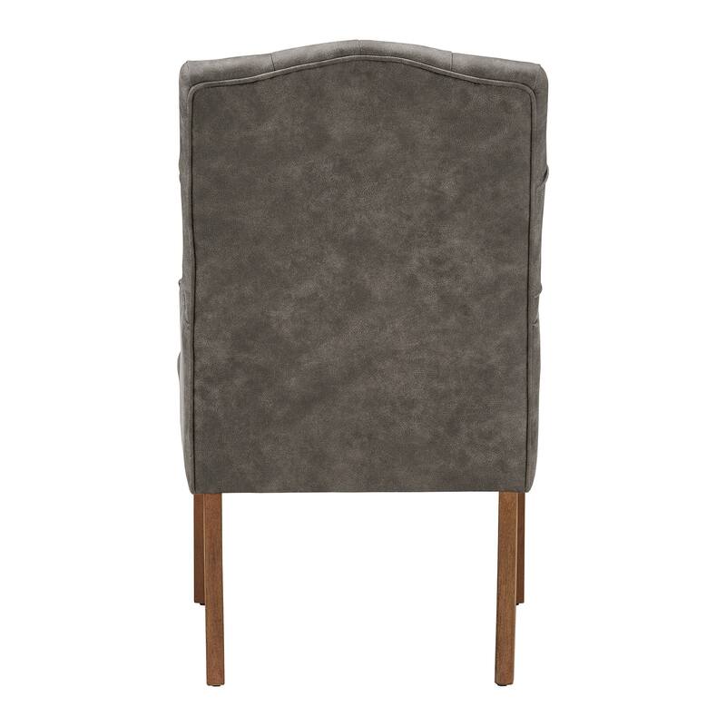Benchwright Premium Tufted Dining Arm Chair by iNSPIRE Q Artisan