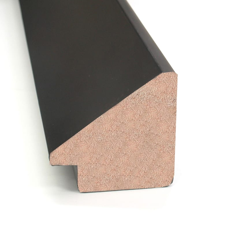 Beveled Wood Wall Mirror - Madison Black Frame
