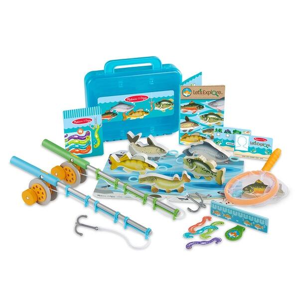 slide 2 of 7, Melissa & Doug Let's Explore Fishing Play Set Multi - Kids