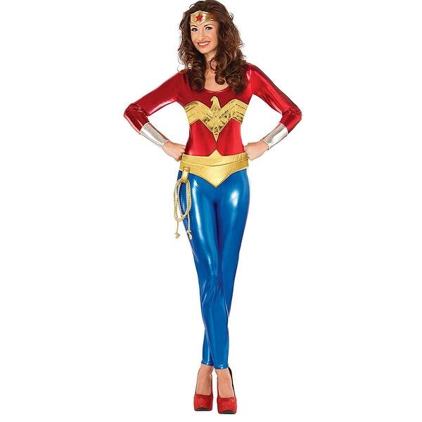 Shop Dc Comics Classic Wonder Woman Adult Costume Blue Overstock 18950025