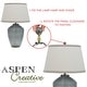 preview thumbnail 5 of 6, Aspen Creative 2 Pack Steel Lamp Finial in Brushed Nickel Finish, 1 1/4" Tall - BRUSHED NICKEL